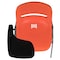 Flash Furniture Orange Ergonomic Shell Chair with Right Handed Flip-Up Tablet Arm RUT-EO1-OR-RTAB-GG - alternate 3